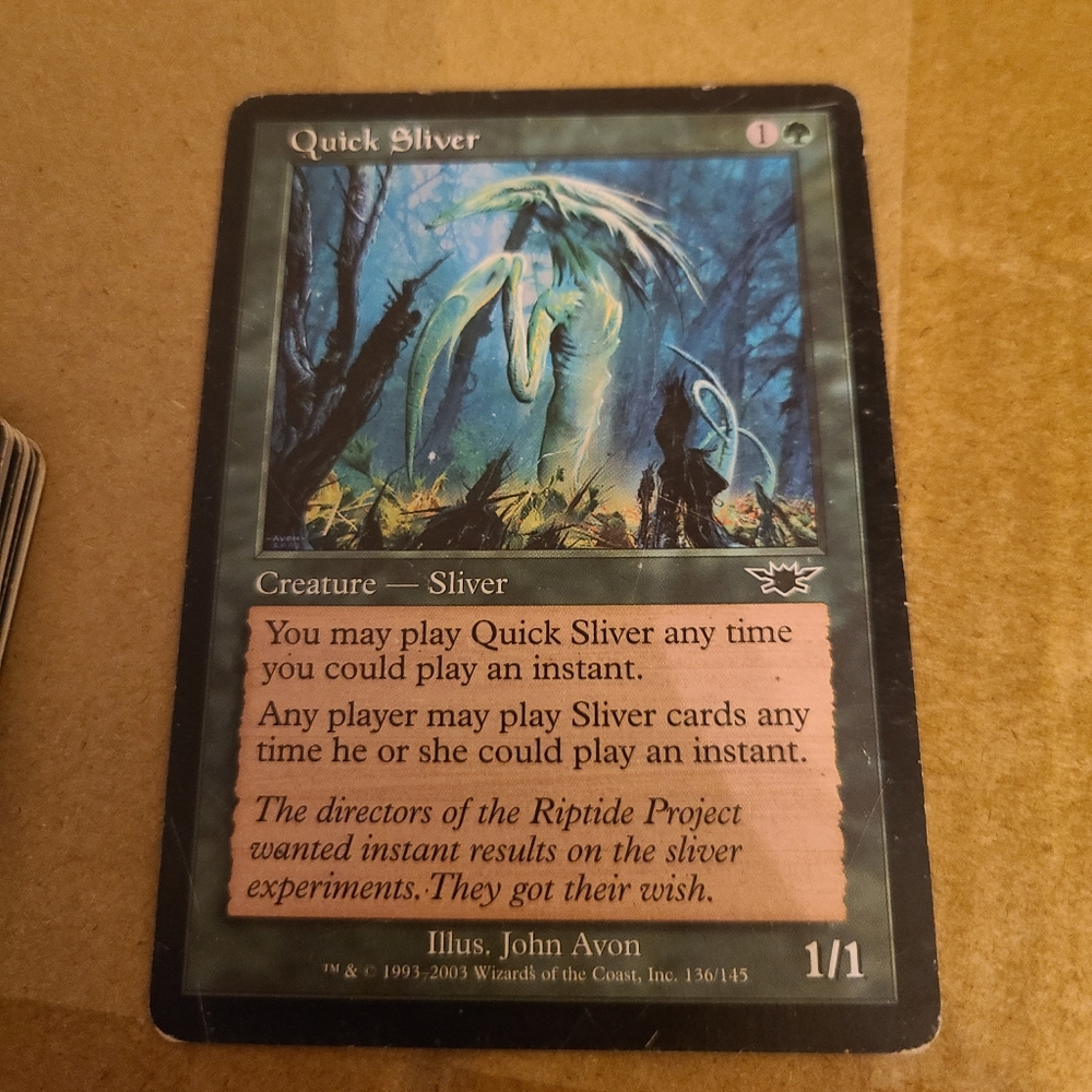 Quick Silver Magic the gathering trading card